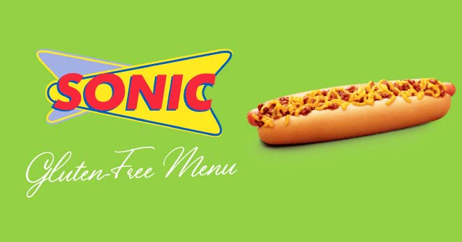 Sonic gluten free menu