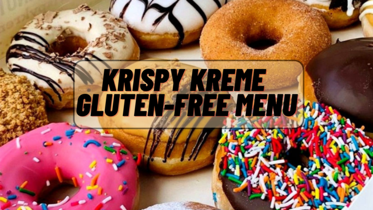 Krispy Kreme Gluten Free Menu Options 2024